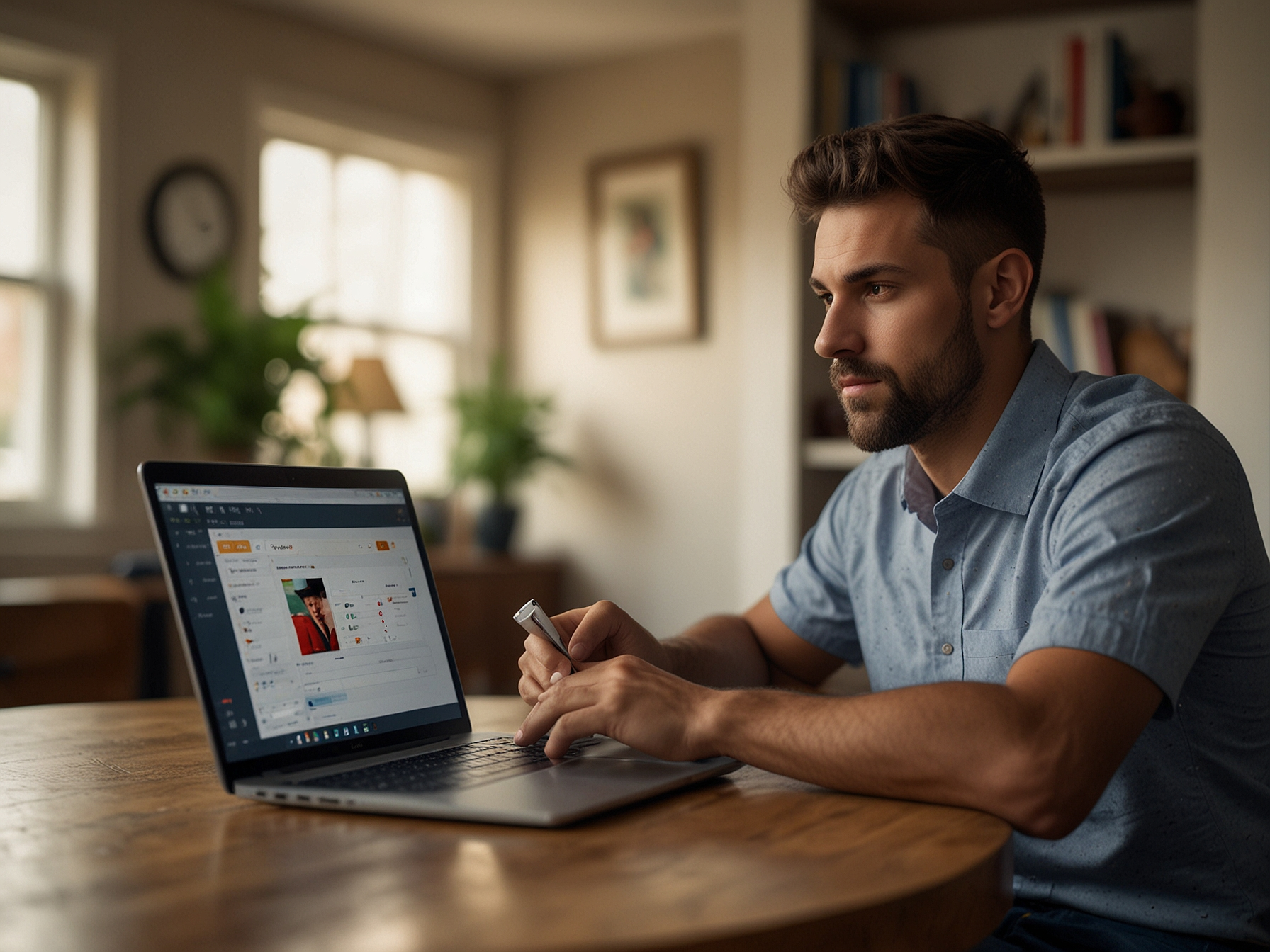 Sicherer Login Bildschirm